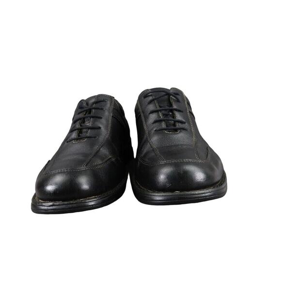 Johnston & Murphy Shoes Men 10 Oxford Leather Shuler Athletic Black Comfort Work main image 4